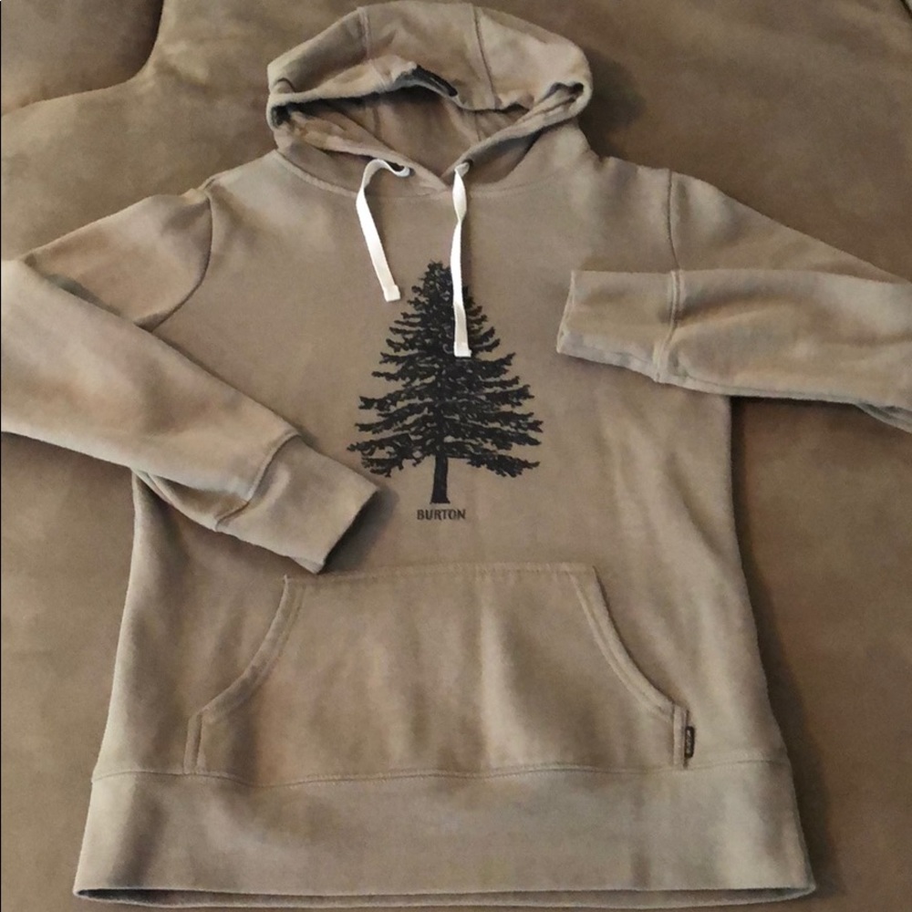 Burton Olive Green Tree Hoodie